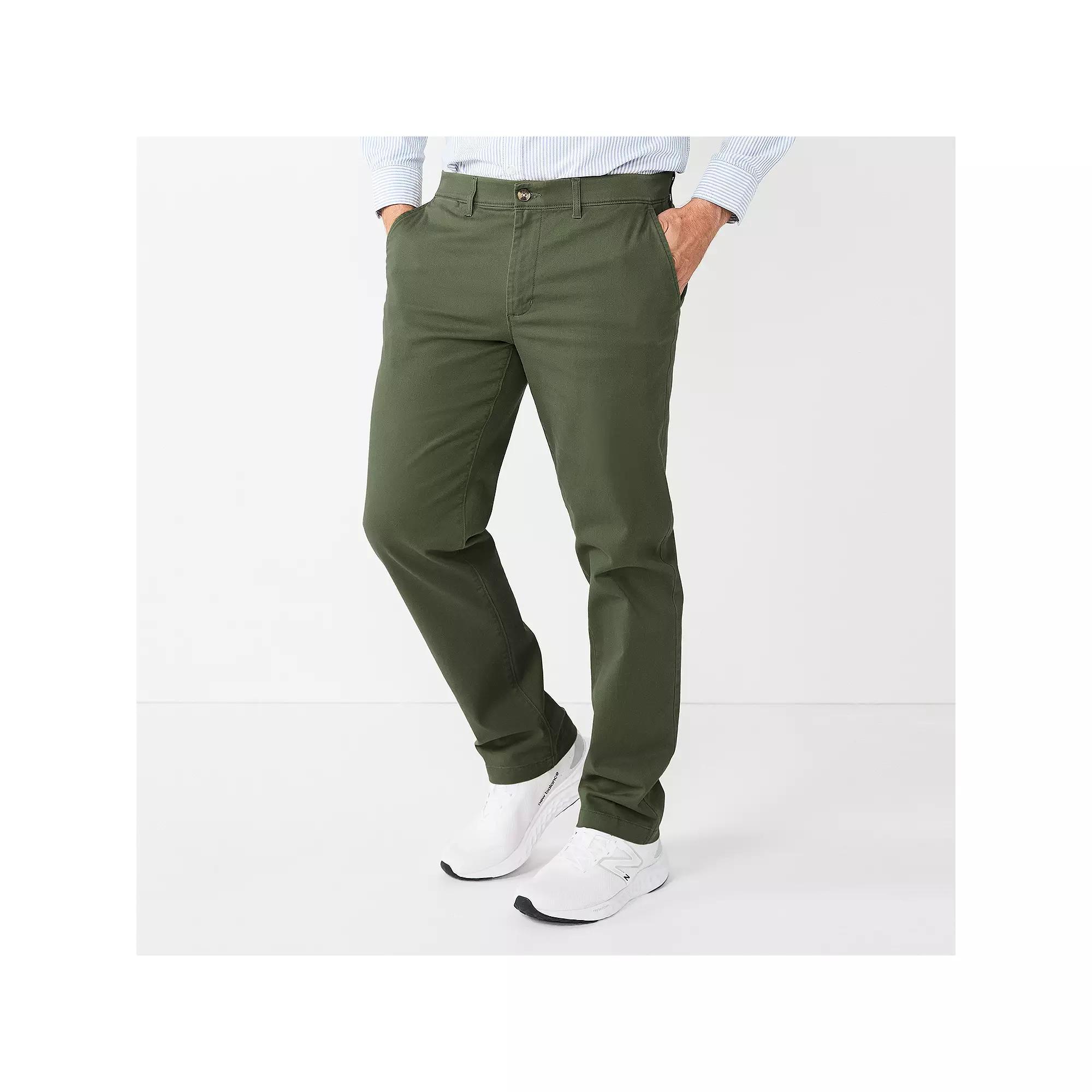 Men's Sonoma Goods For Life® Flexwear Straight-Fit Chinos, Size: 32X30, Alloy Product Image