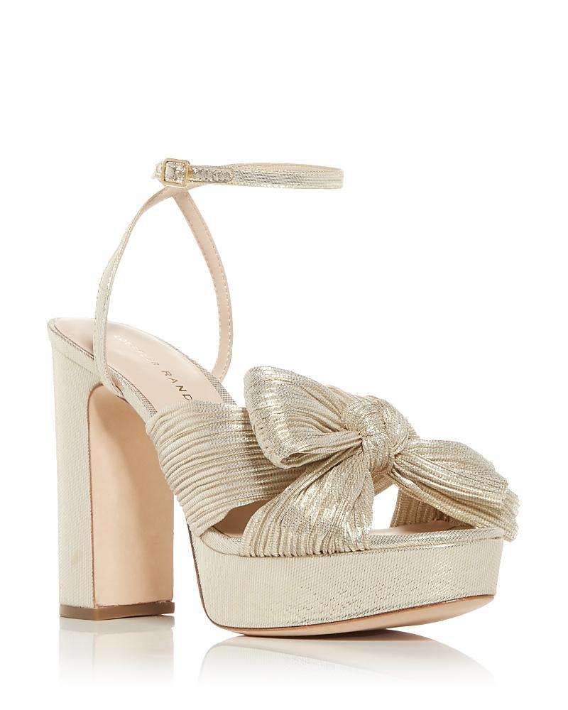 Womens Natalia Pleated Platform Sandals Product Image