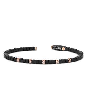 Roberto Demeglio Mens Dado Diamond & 18K Rose Gold Bracelet Product Image