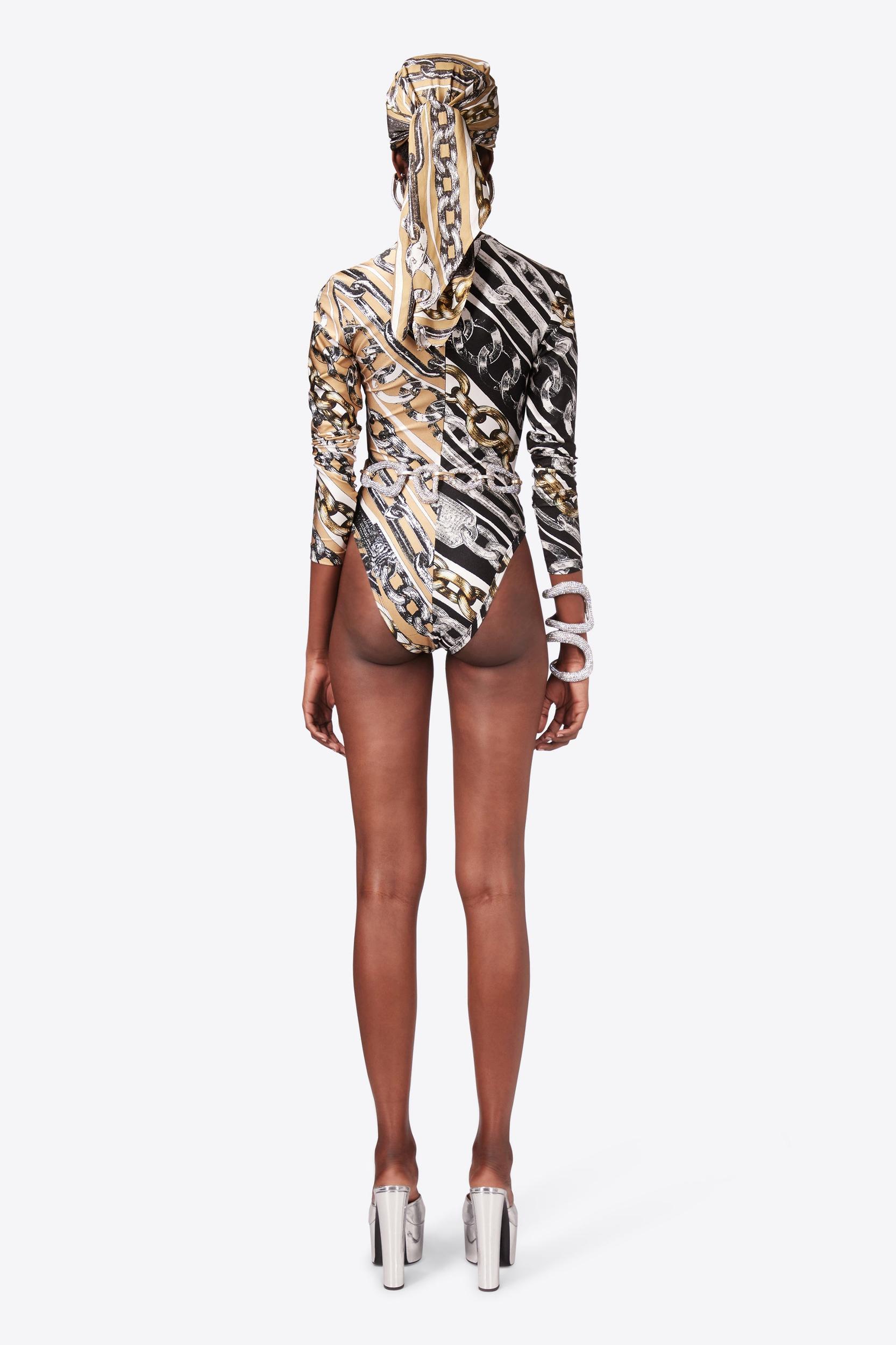 Chain Printed Bodysuit Product Image