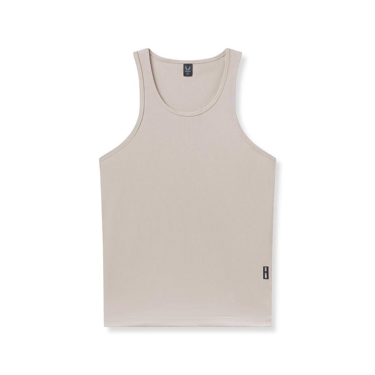 0986. Creora® Tech Ribbed Tank - Chai Product Image