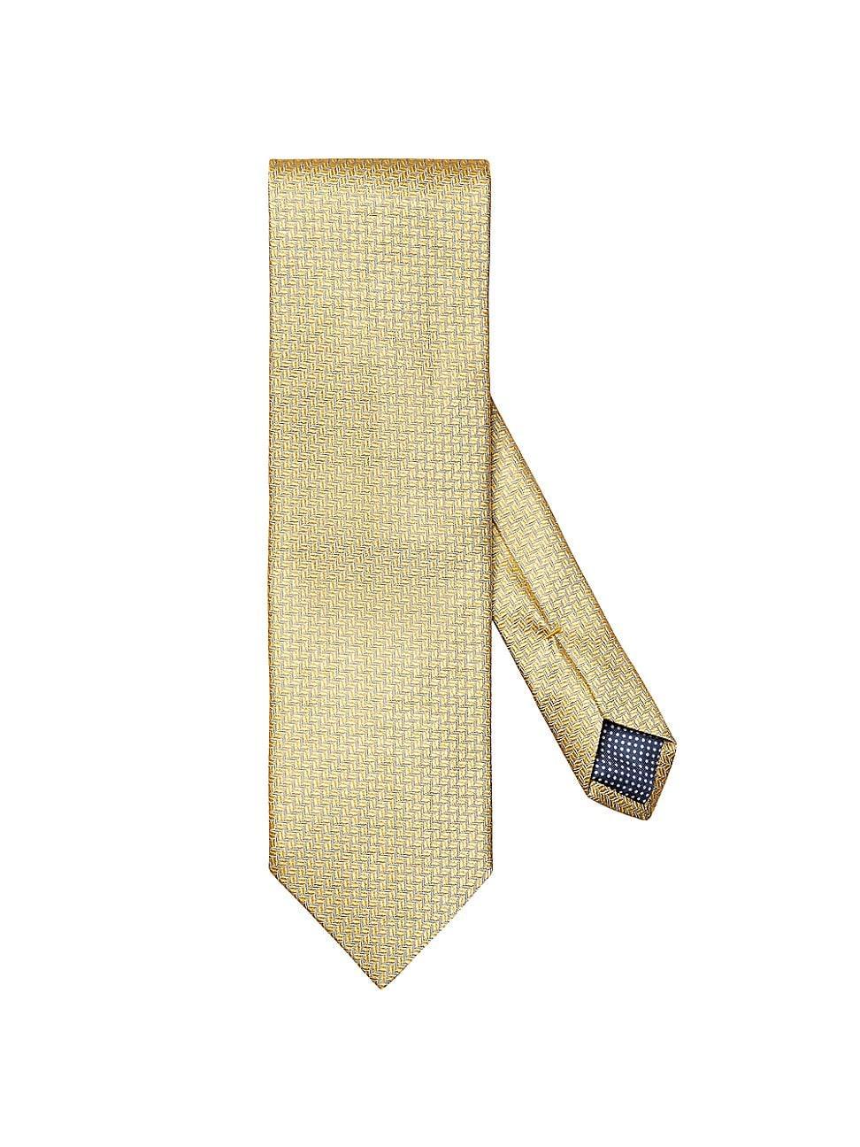 Mens Geometric Silk Tie Product Image