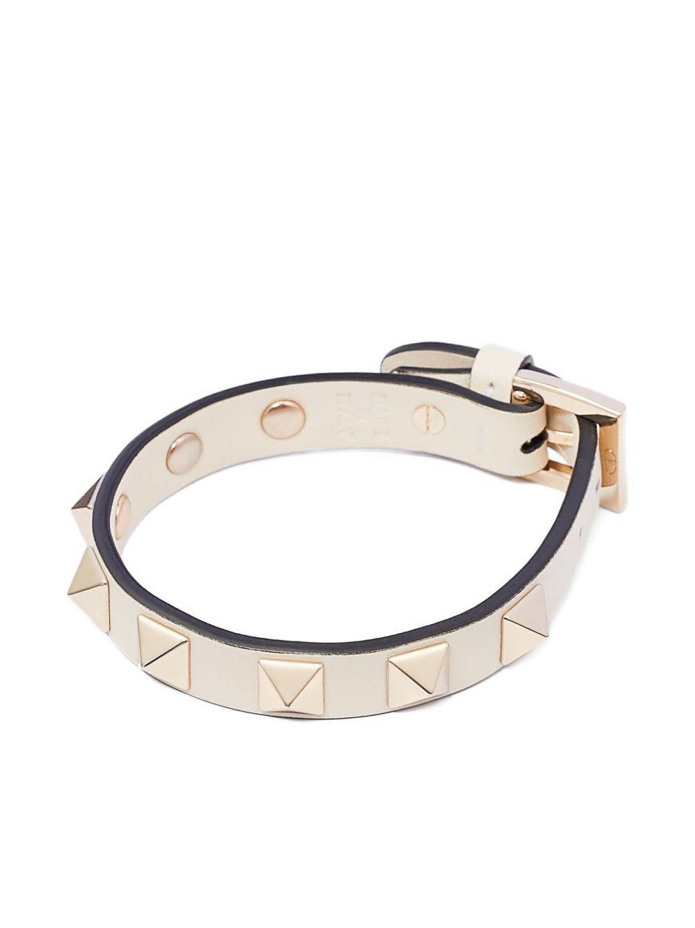 Rockstud leather bracelet Product Image