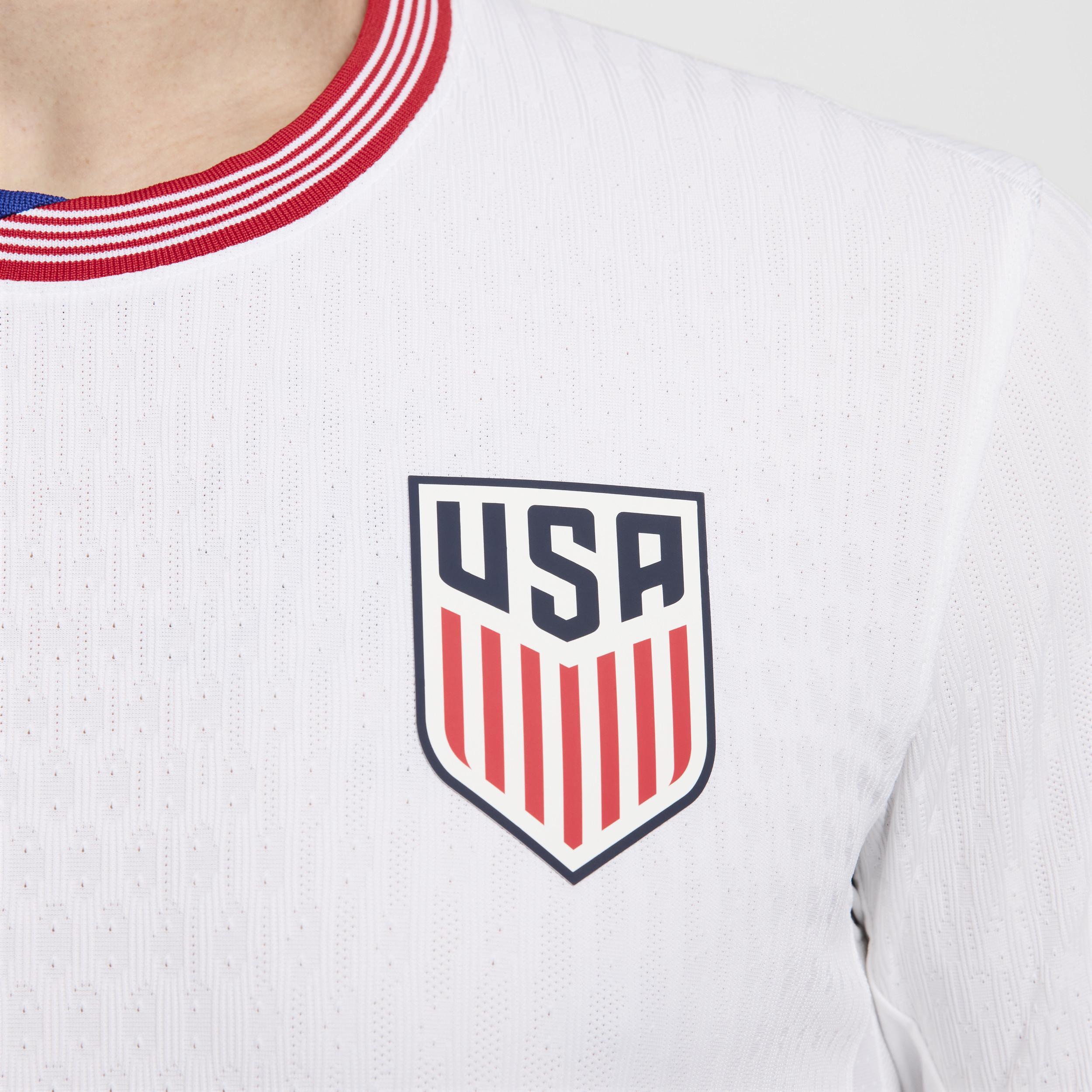 USMNT 2024 Match Home Nike Mens Dri-FIT ADV Soccer Authentic Jersey | FJ4265-100 Product Image