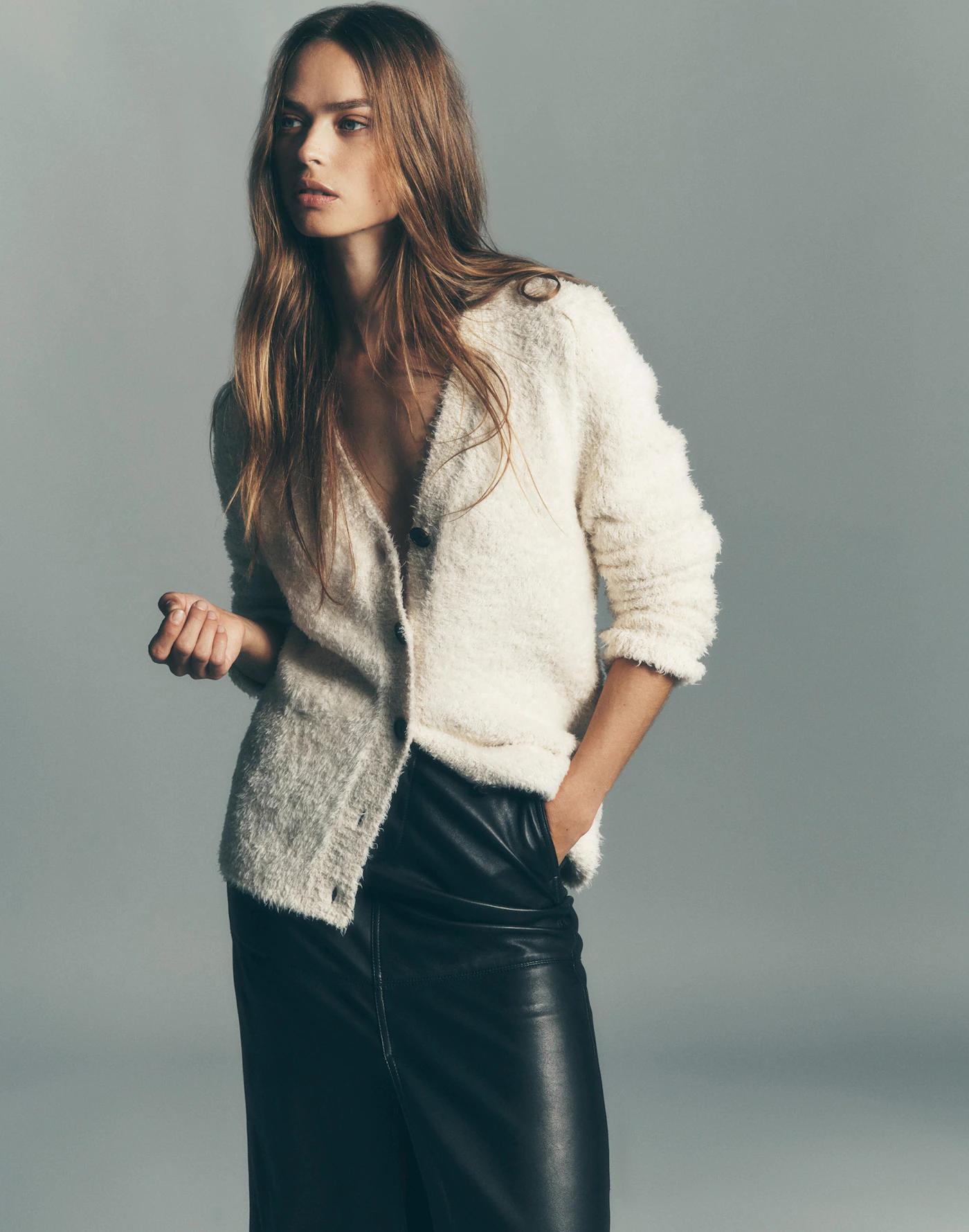 V-Neck Cardigan Product Image