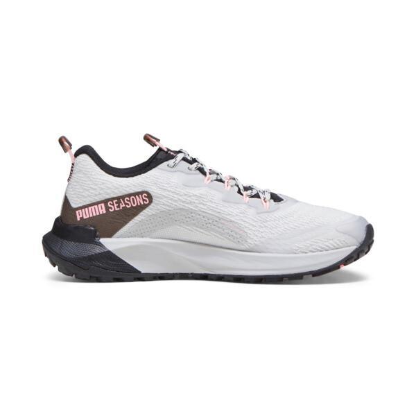 PUMA SEASONS Fast-Trac NITROâ¢ 2 Women's Running Shoes in Ash Grey/Black/Koral Ice Product Image