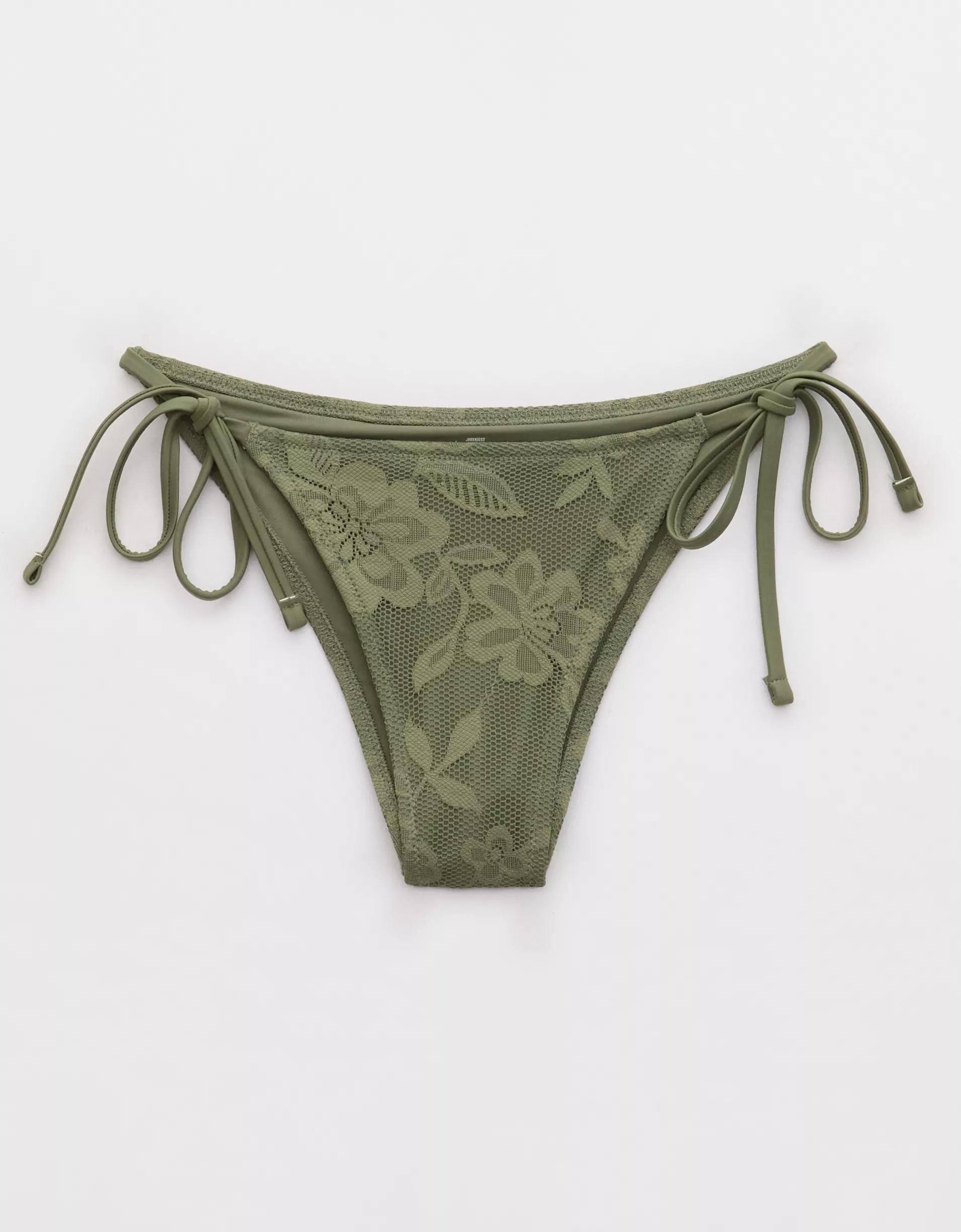 Aerie The Sunbun Lace Bikini Bottom Product Image