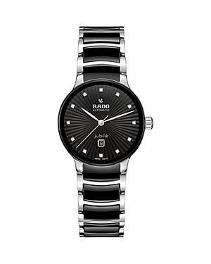 RADO Womens Centrix Automatic Diamonds Two Tone Stainless Steel Bracelet Watch Product Image