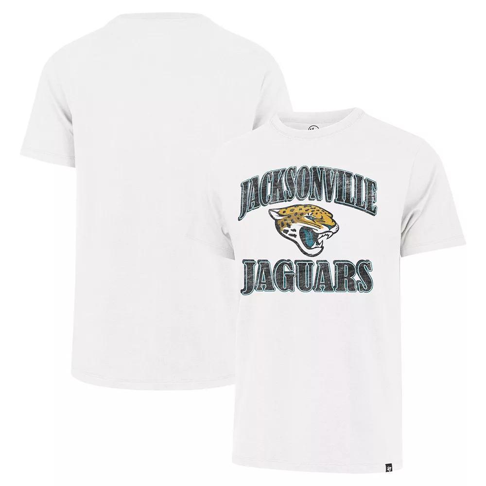 Men's '47 White Jacksonville Jaguars Overrun Franklin T-Shirt,  Product Image