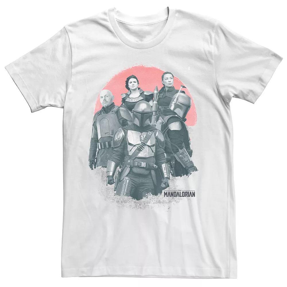 Men's Star Wars: The Mandalorian Group Shot Red Sun R15 Tee,  Product Image