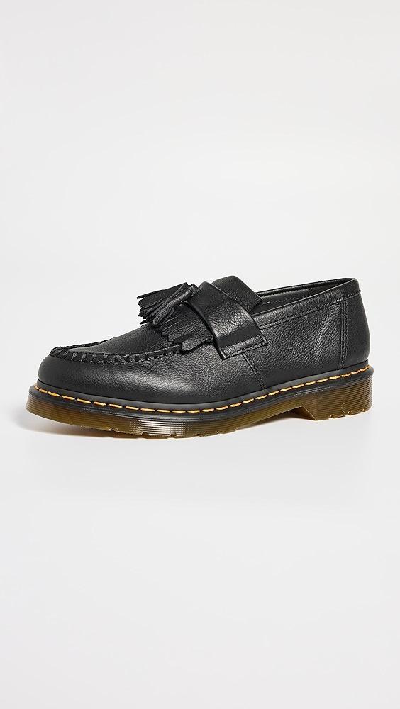 Dr. Martens Adrian Black Virginia Womens Loafers | Shopbop Product Image