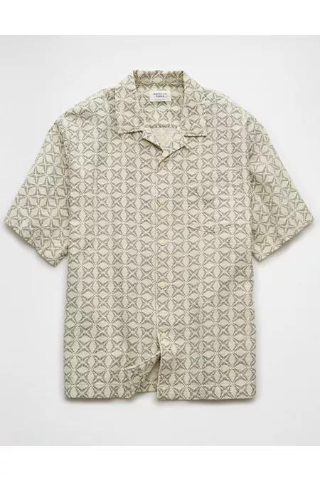 AE Poolside Printed Button-Up Shirt Men's Product Image