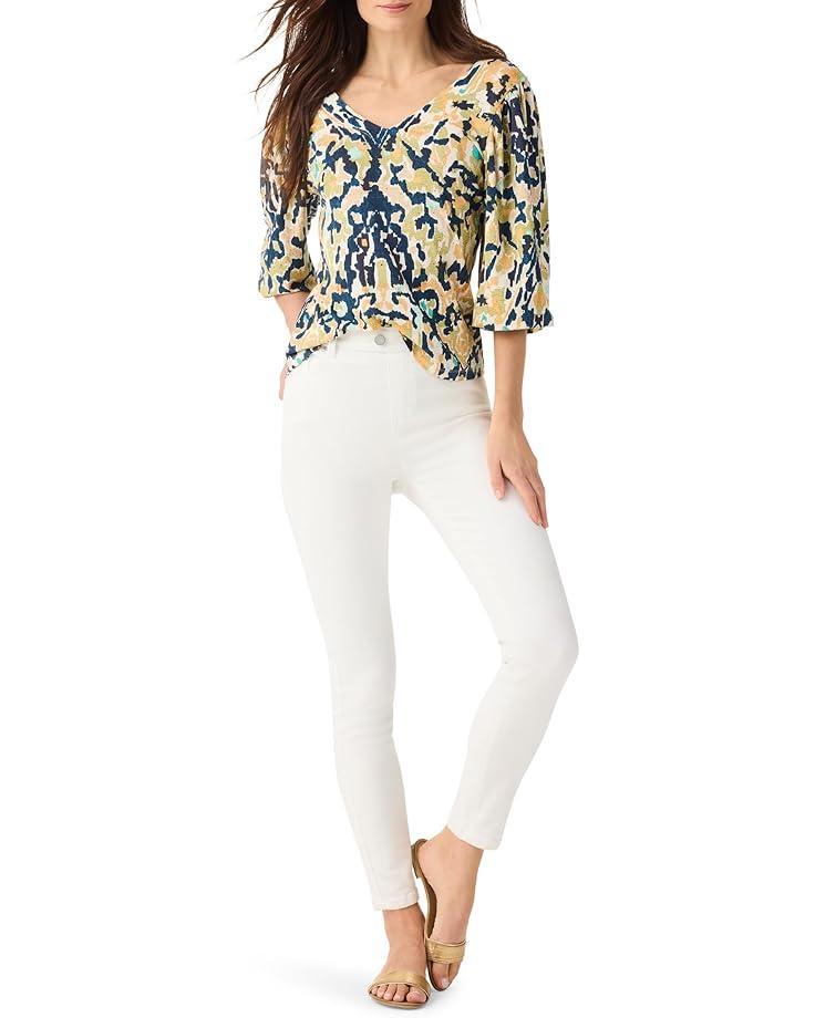 Fallen Blooms Linen Blouse Product Image