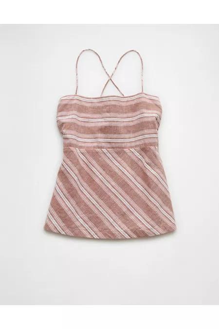 AE Striped Halter Top Women's Product Image