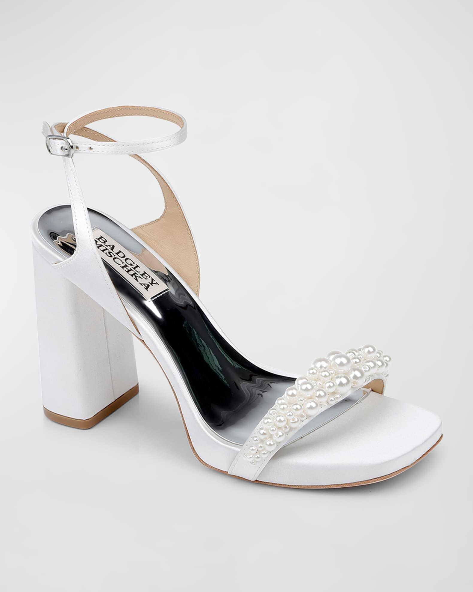 Calida Pearly Ankle-Strap Silk Sandals Product Image