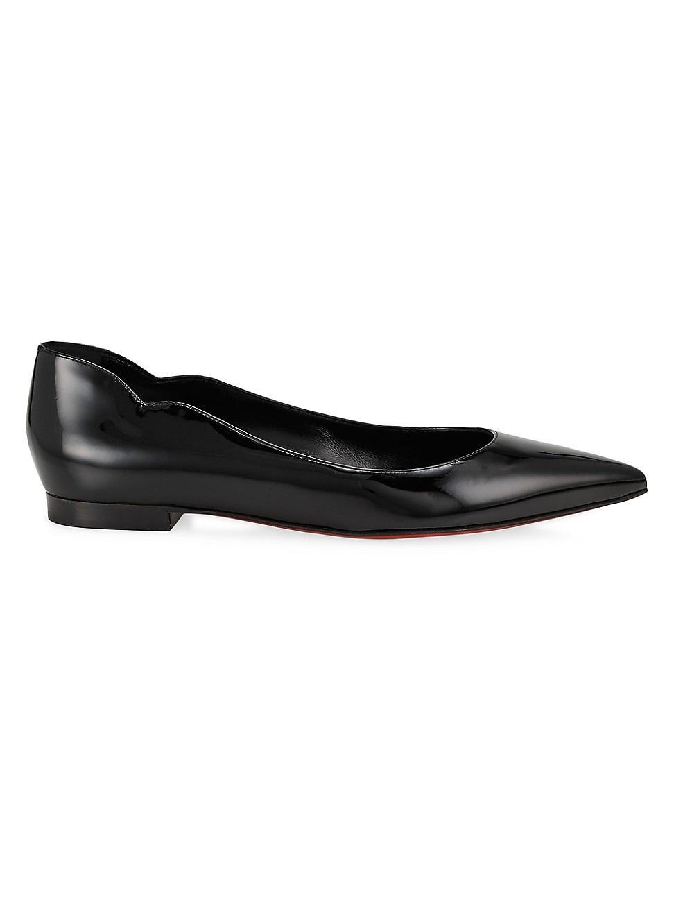 Hot Chickita Patent Red Sole Ballerina Flats Product Image