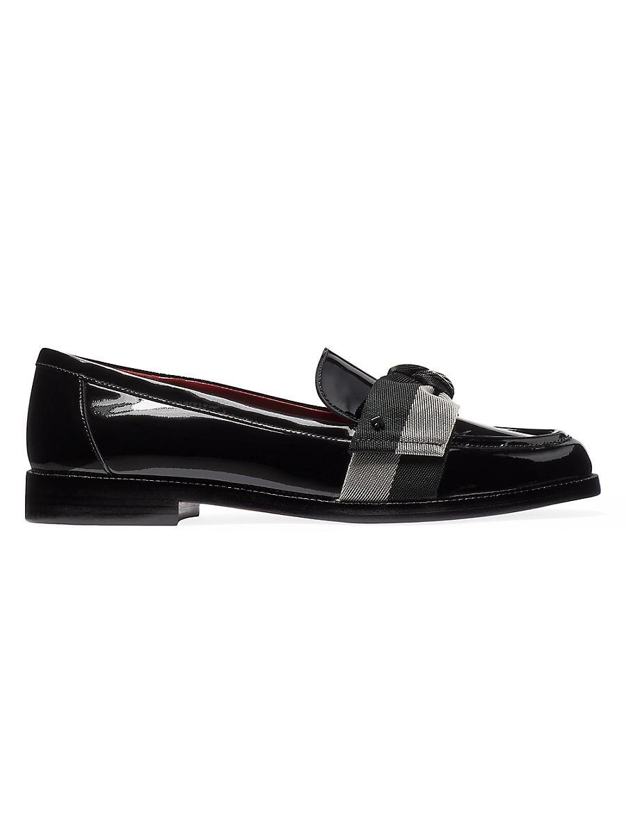 kate spade new york Leandra Bow Leather Loafers Product Image