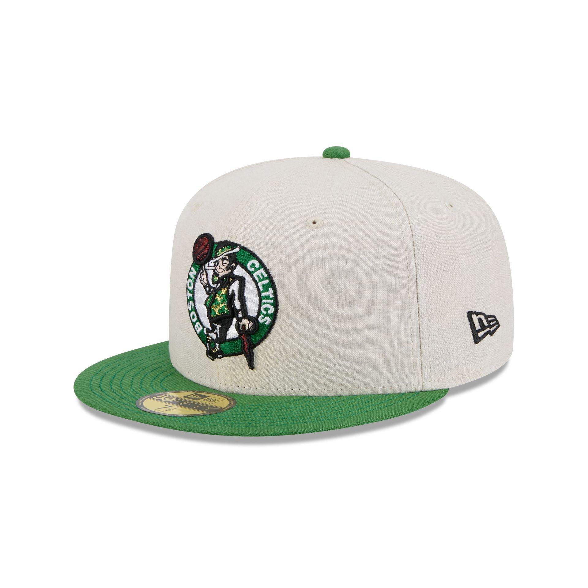 Boston Celtics Linen 59FIFTY Fitted Hat Male Product Image