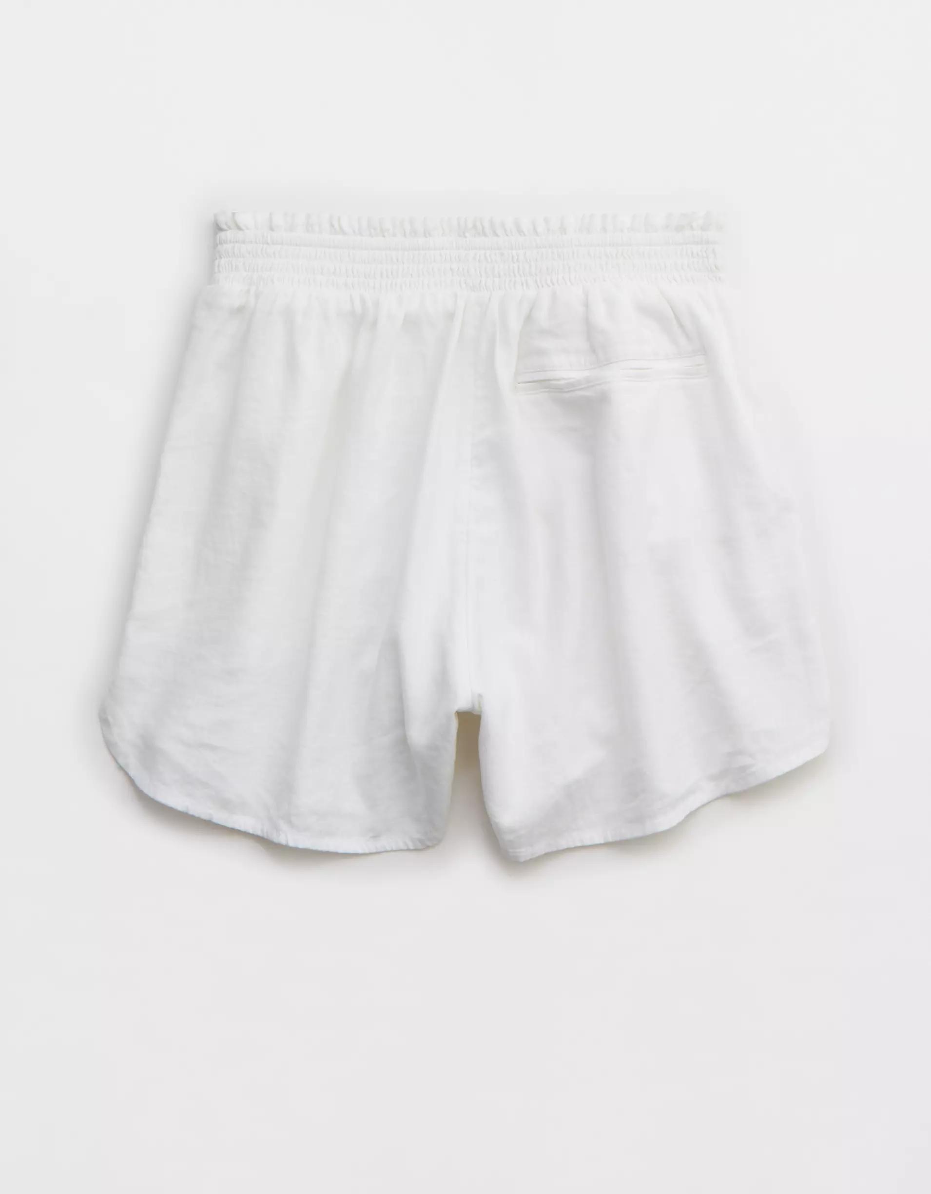 Aerie Linen Blend High Waisted Short Product Image
