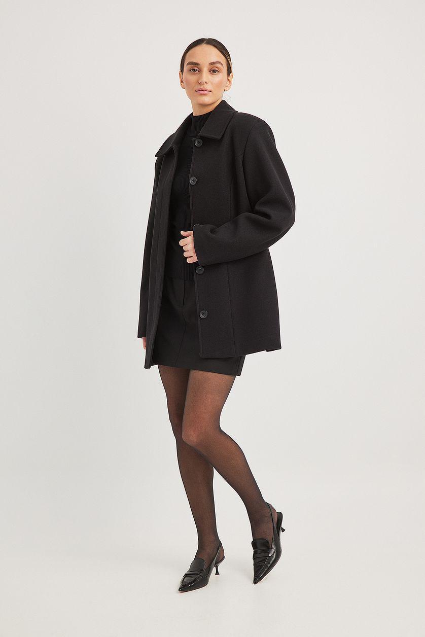 Short Sharp Shoulder Coat Product Image