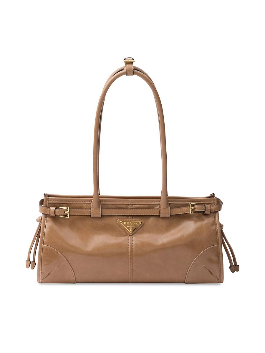 Womens Medium Leather Top Handbag Product Image