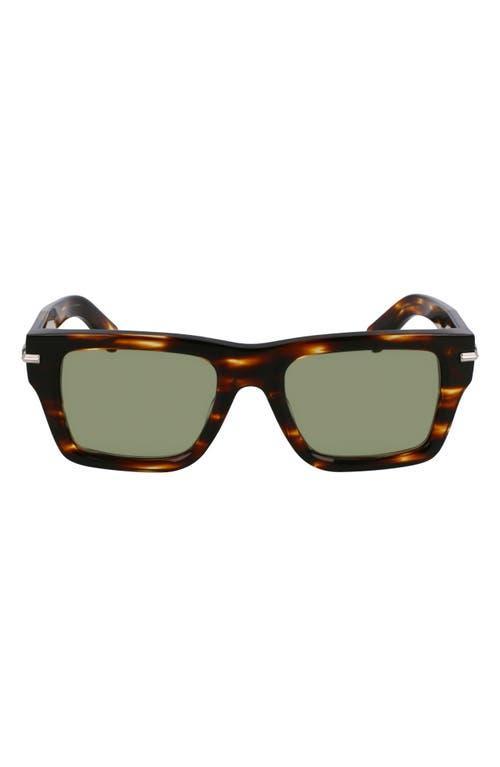 FERRAGAMO Prisma 53mm Modified Rectangular Sunglasses In Multi Product Image