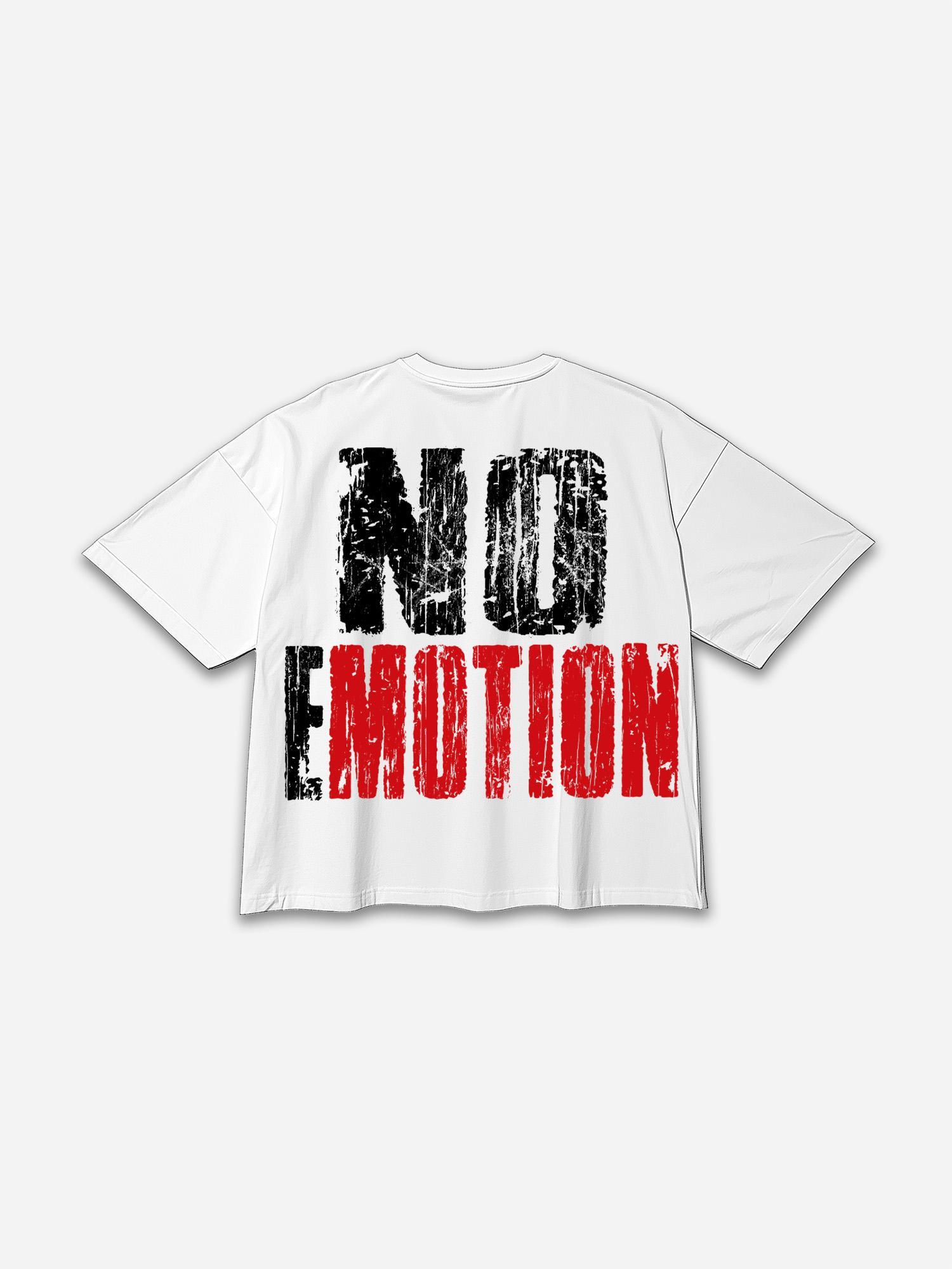 No Emotion Graphics Cotton Cropped T-Shirts Product Image