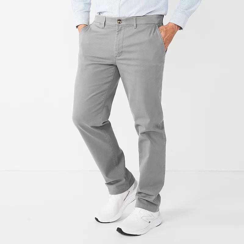 Men's Sonoma Goods For Life® Flexwear Straight-Fit Chinos, Size: 32X30, Alloy Product Image