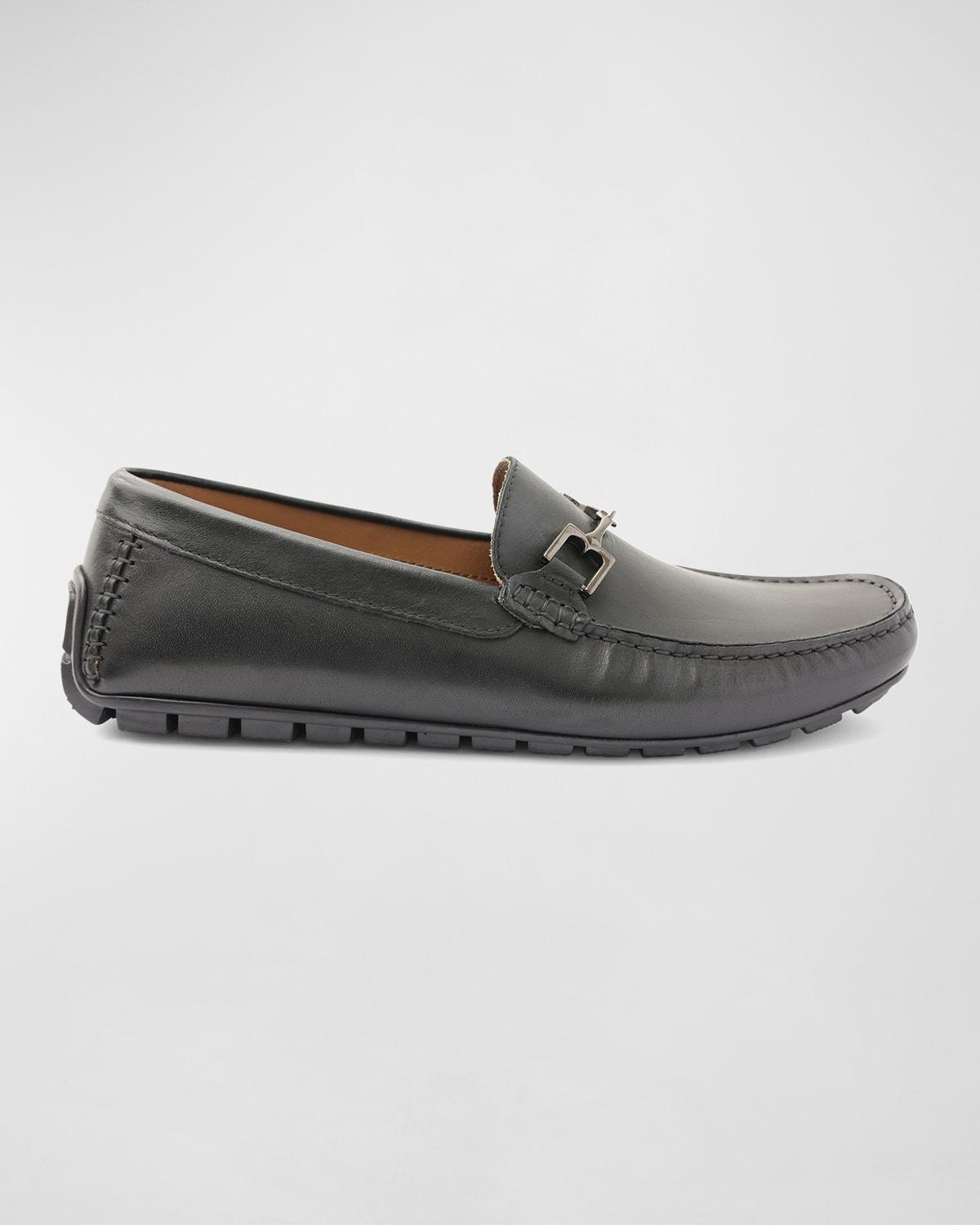 Men's Xander Horse-Bit Strap Leather Drivers Product Image