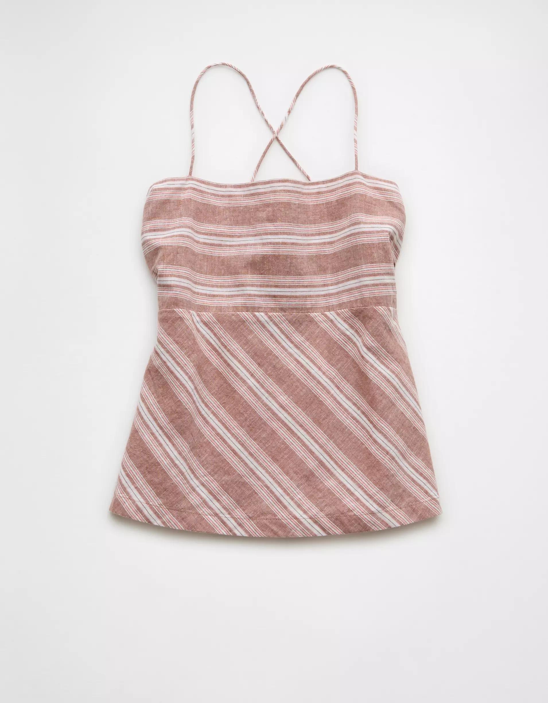 AE Striped Halter Top Product Image