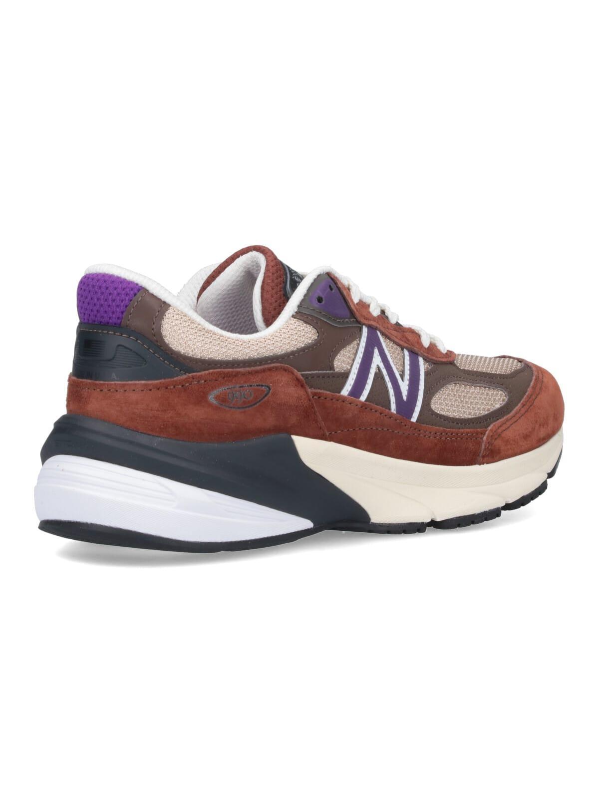 NEW BALANCE "990v6" Sneakers In Brown Product Image