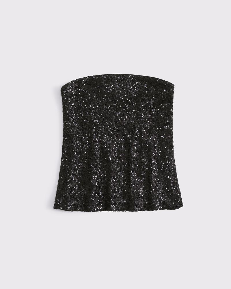 Strapless Side Ruched Top Product Image