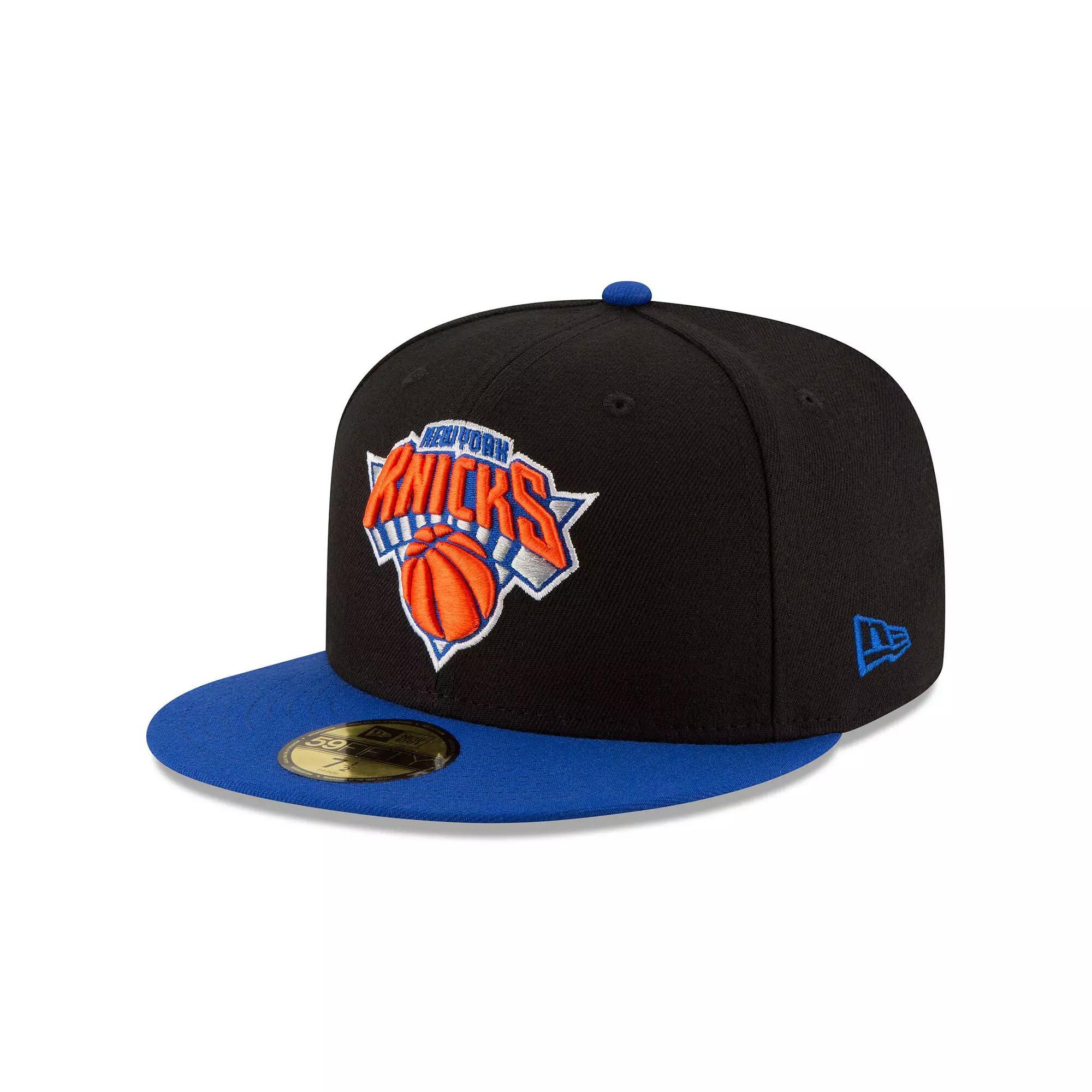 Mens New Era /Royal New York Knicks Official Team Color 2Tone 59FIFTY Fitted Hat Product Image