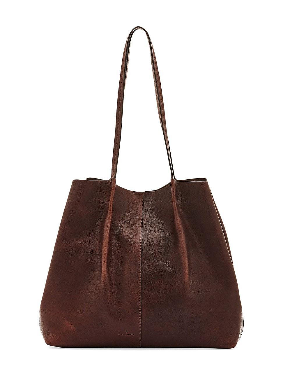 Womens Nina Leather Tote Bag Product Image