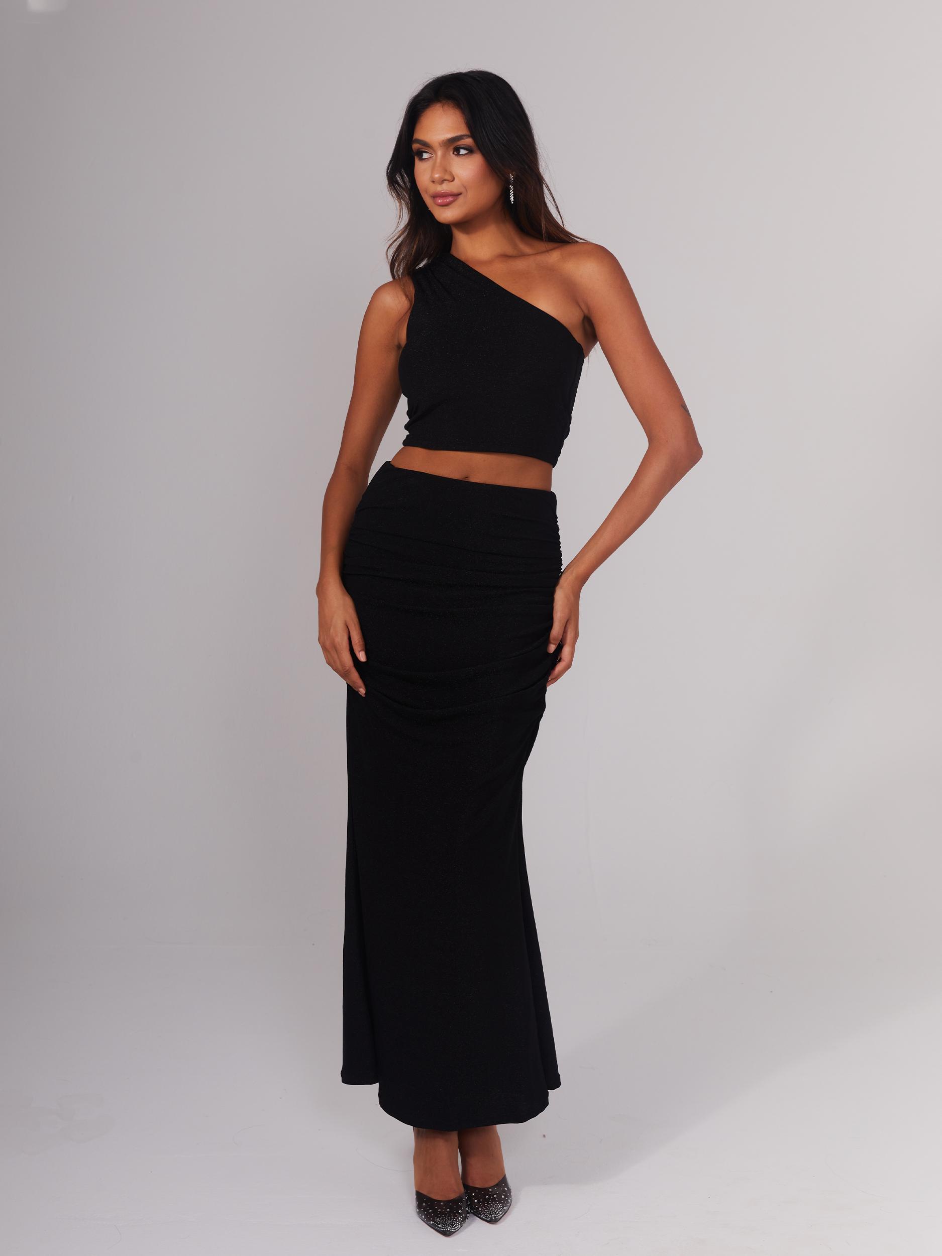 Shimmer Maxi Skirt Product Image