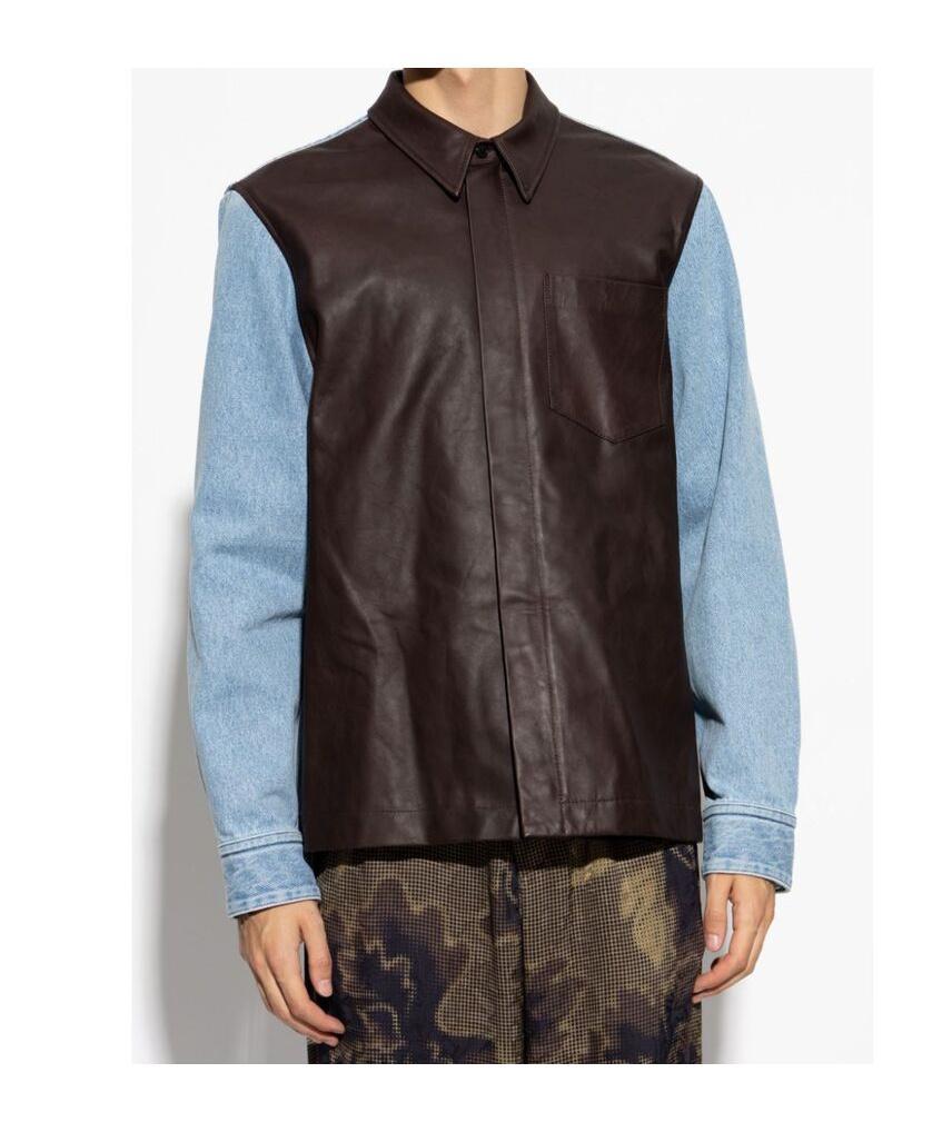 DRIES VAN NOTEN Lan 9370 M.l.shirt Dbrn In Brown Product Image