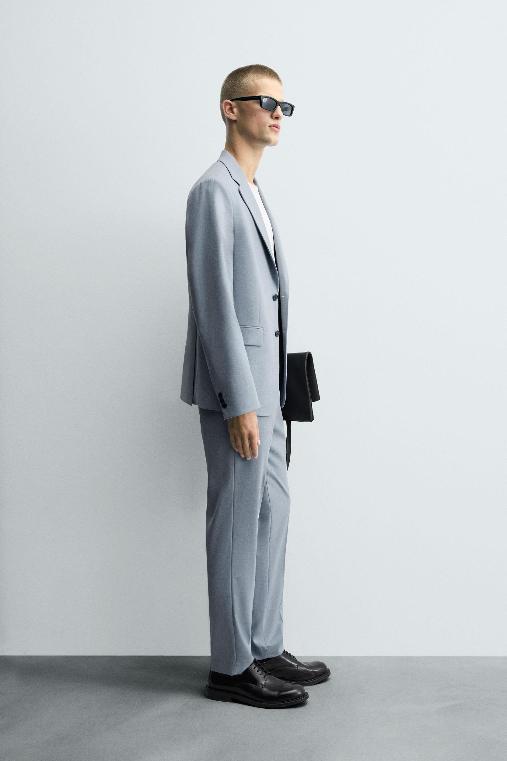 SLIM FIT SUIT PANTS Product Image