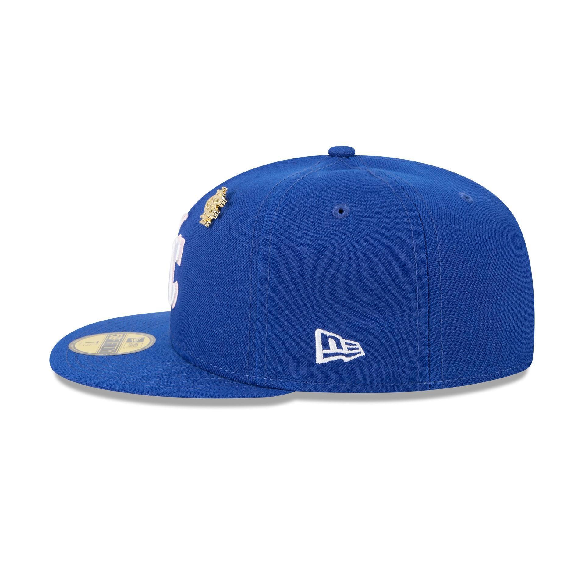 New York Knicks Satin Pin 9FIFTY Snapback Hat Male Product Image