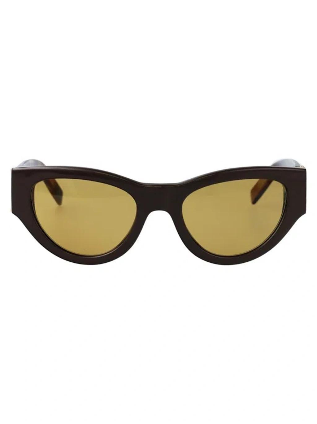 SAINT LAURENT Eyewear Sunglasses In Brown Product Image