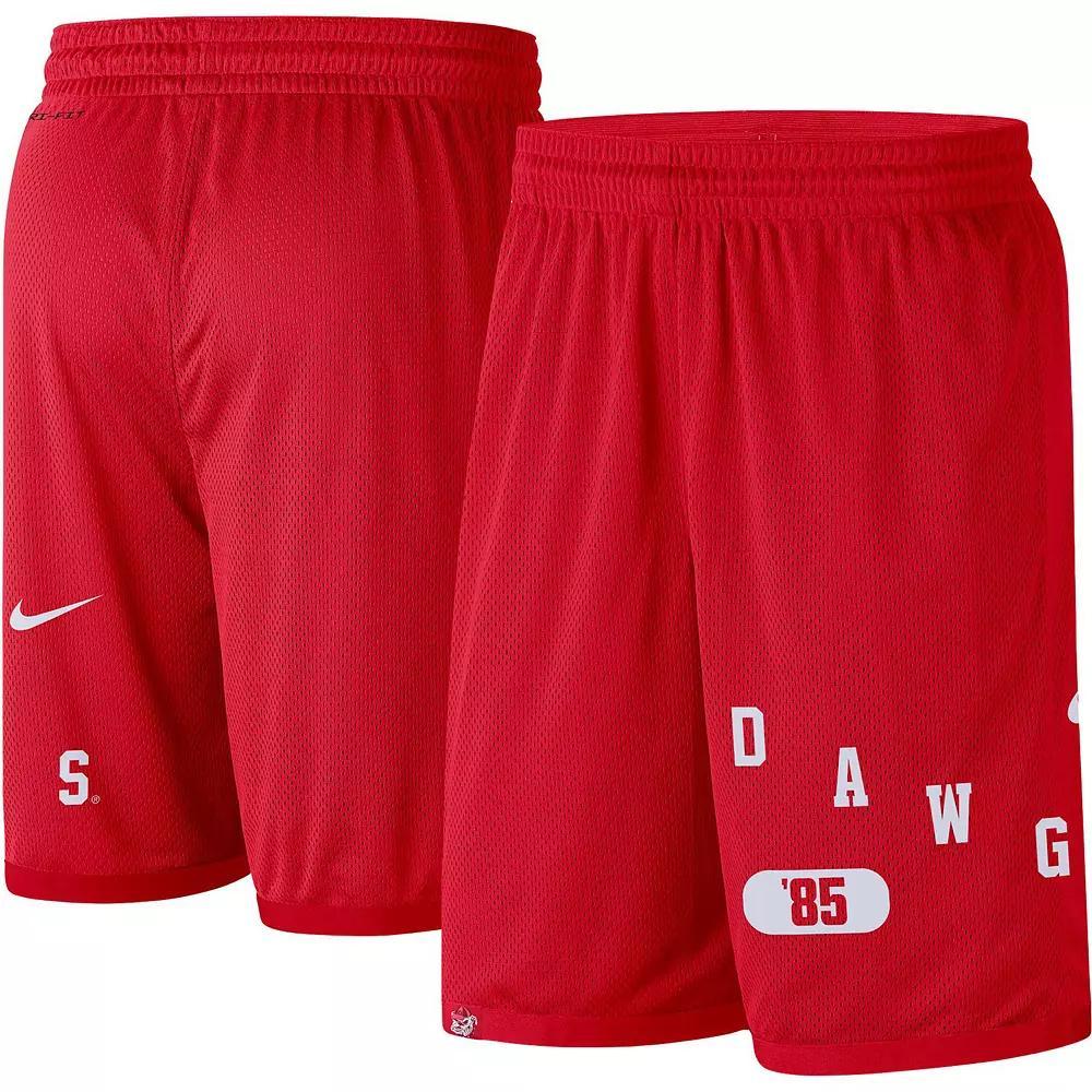 Men's Nike Red Georgia Bulldogs Wordmark Performance Shorts,  Product Image