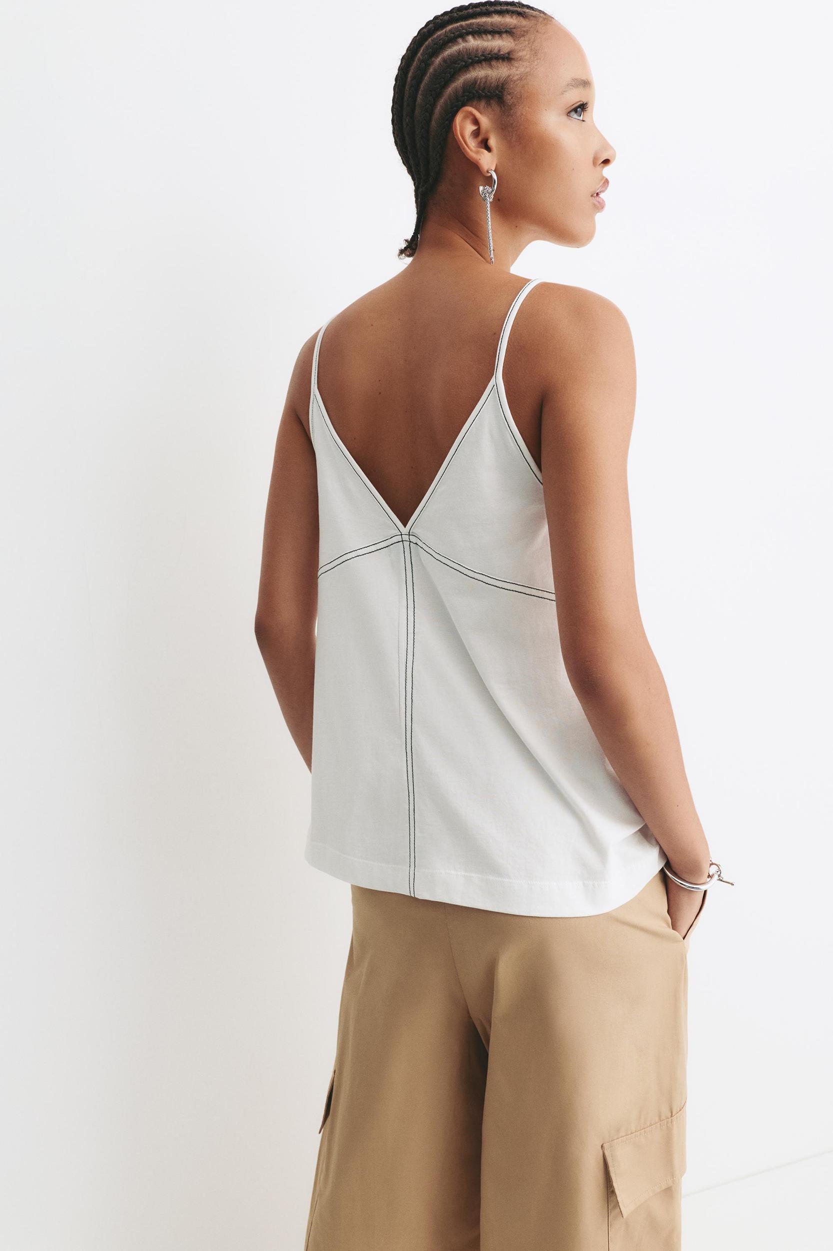 Topstitch Strappy Top Product Image