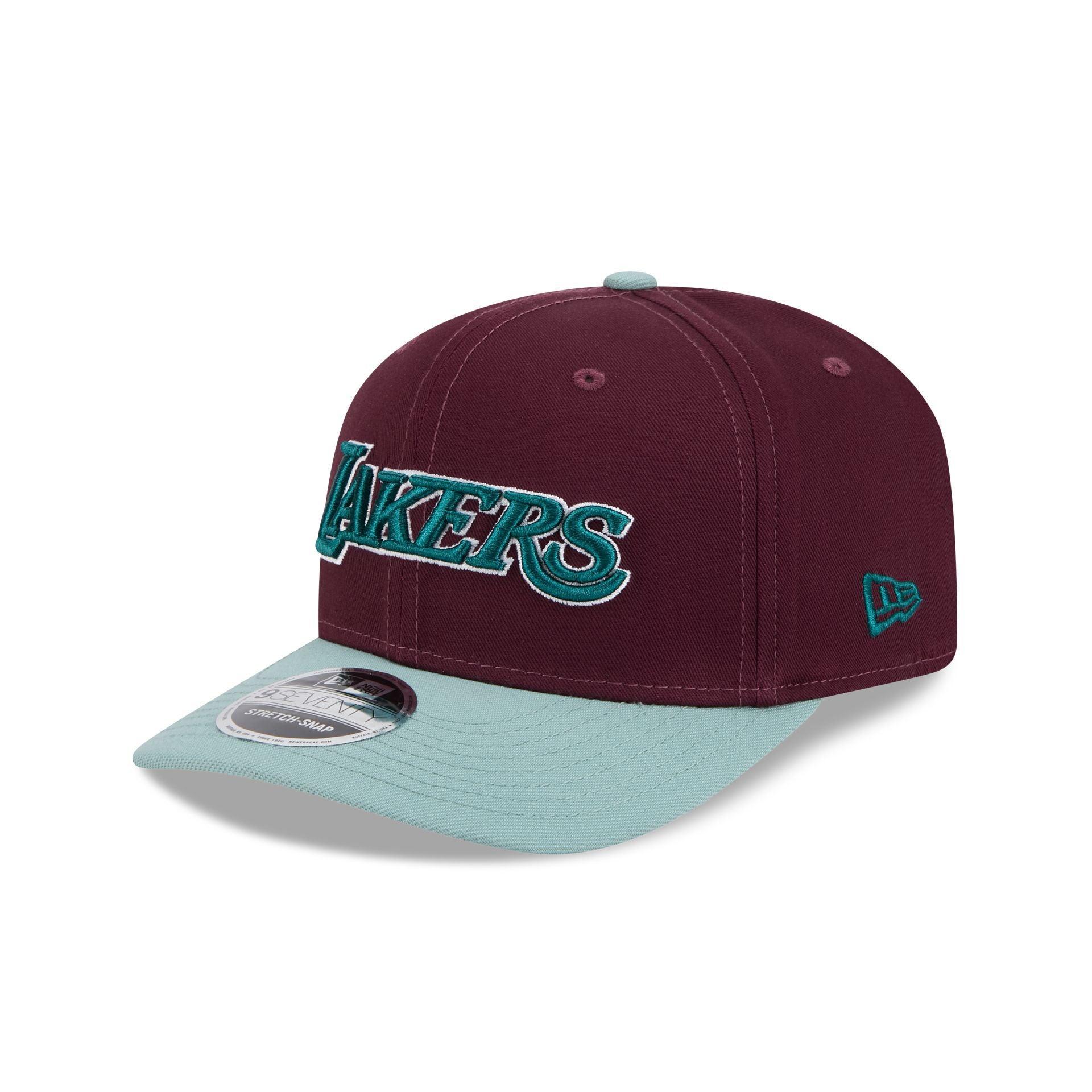 Los Angeles Lakers Maroon 9SEVENTY Stretch-Snap Hat Male Product Image