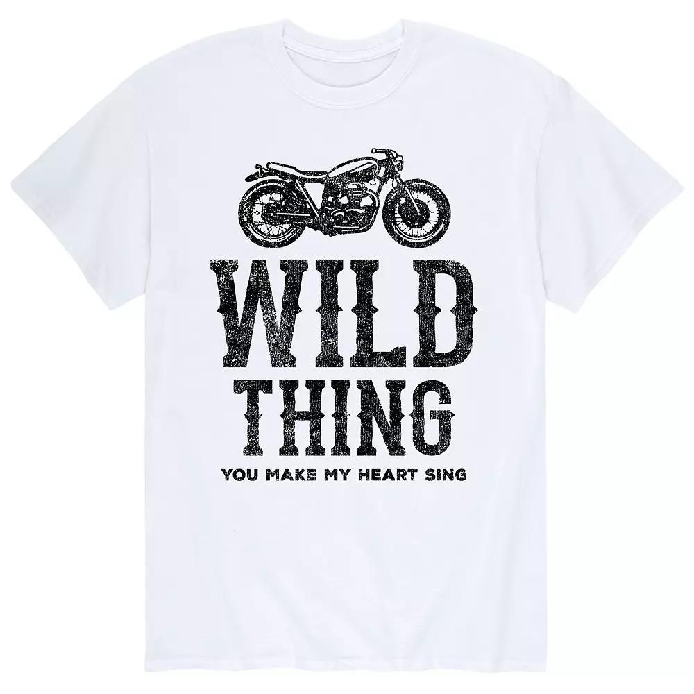 Men's Wild Thing You Make Heart Sing Tee, Size: Medium, White Product Image