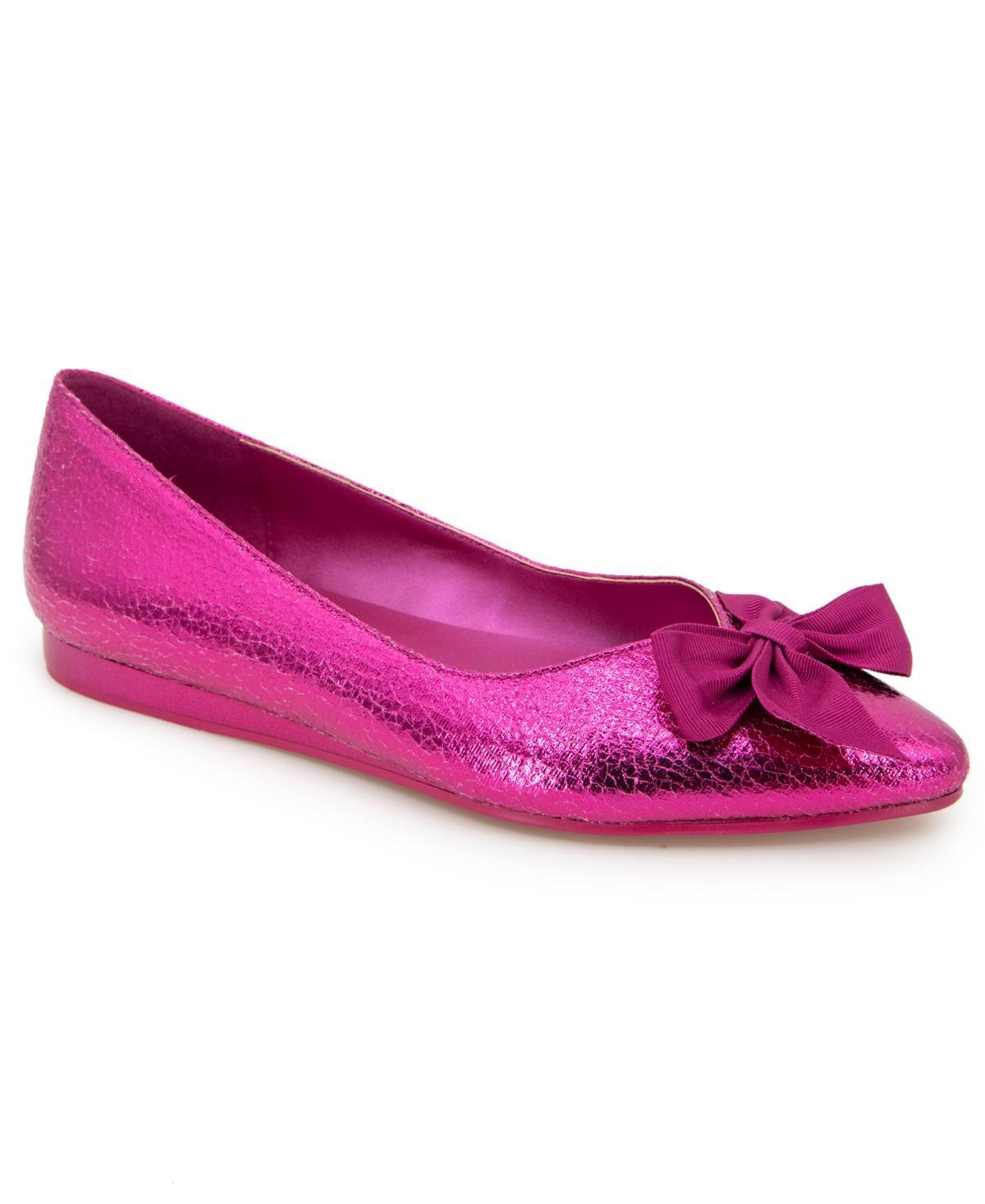 Kenneth Cole Reaction Womens Lily Bow Ballet Flats Product Image