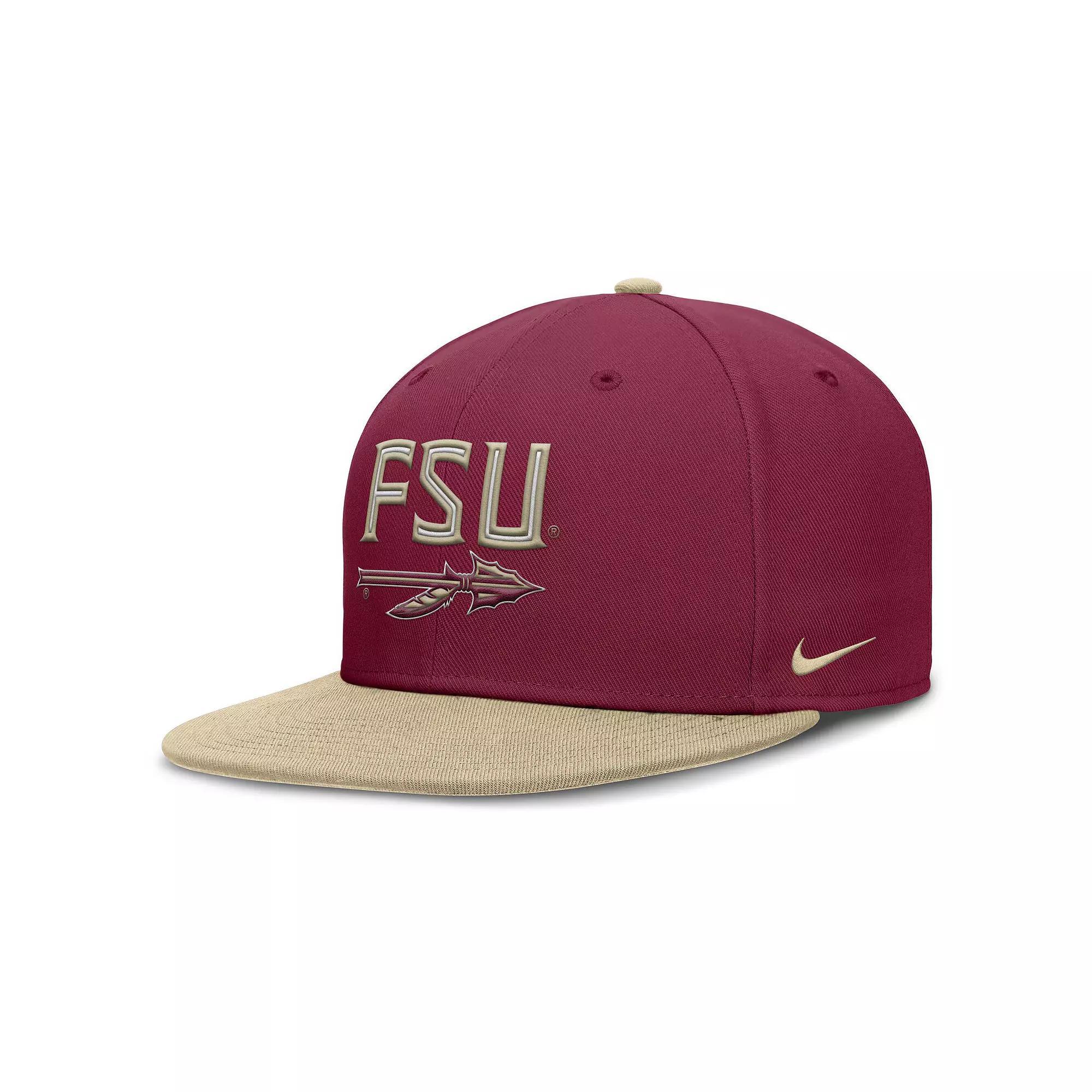 Men's Nike Garnet/Gold Florida State Seminoles Two-Tone Primetime Performance Fitted Hat,  Product Image
