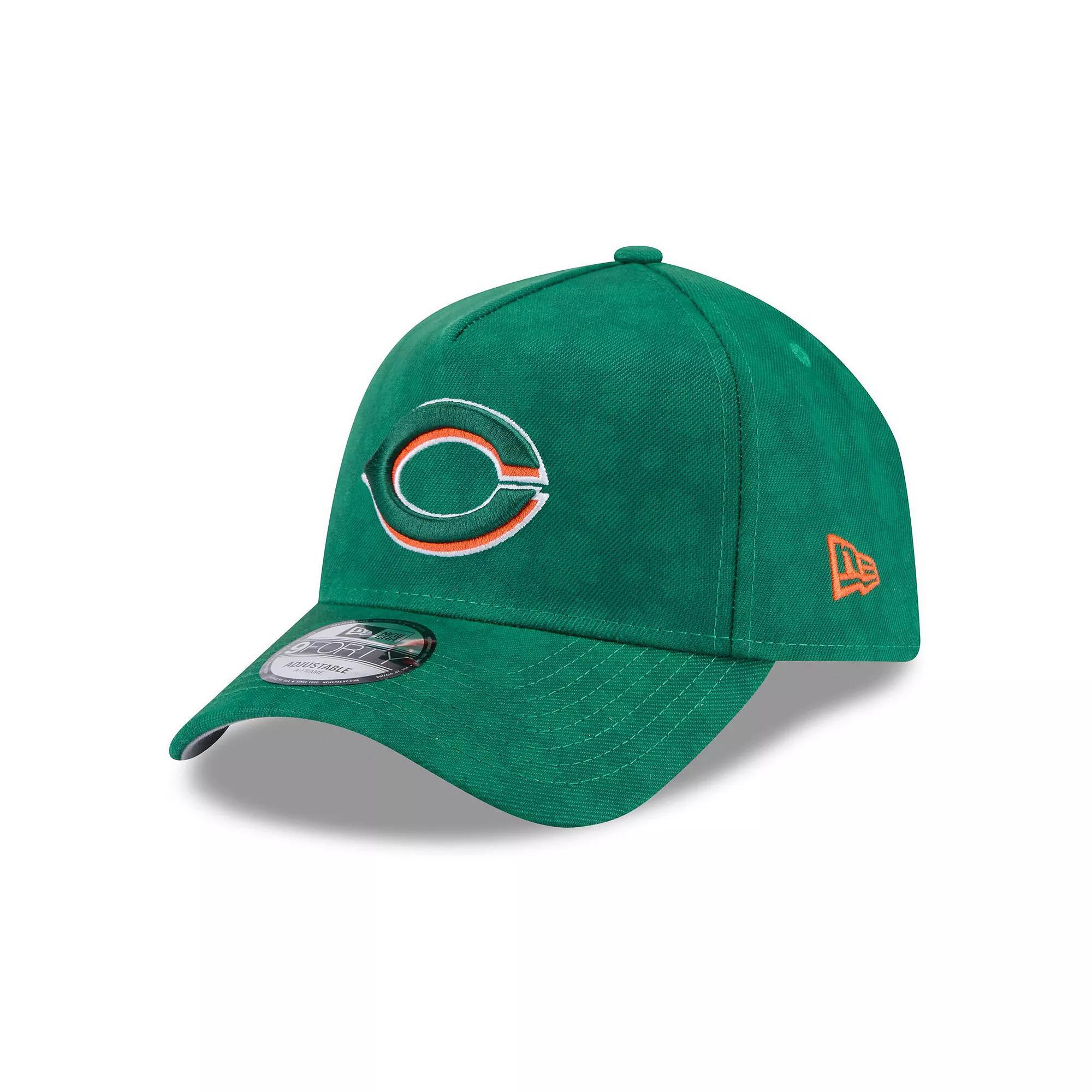 Men's New Era Kelly Green Cincinnati Reds St. Patrick's Day A-Frame 9FORTY Adjustable Hat, Red Green Product Image