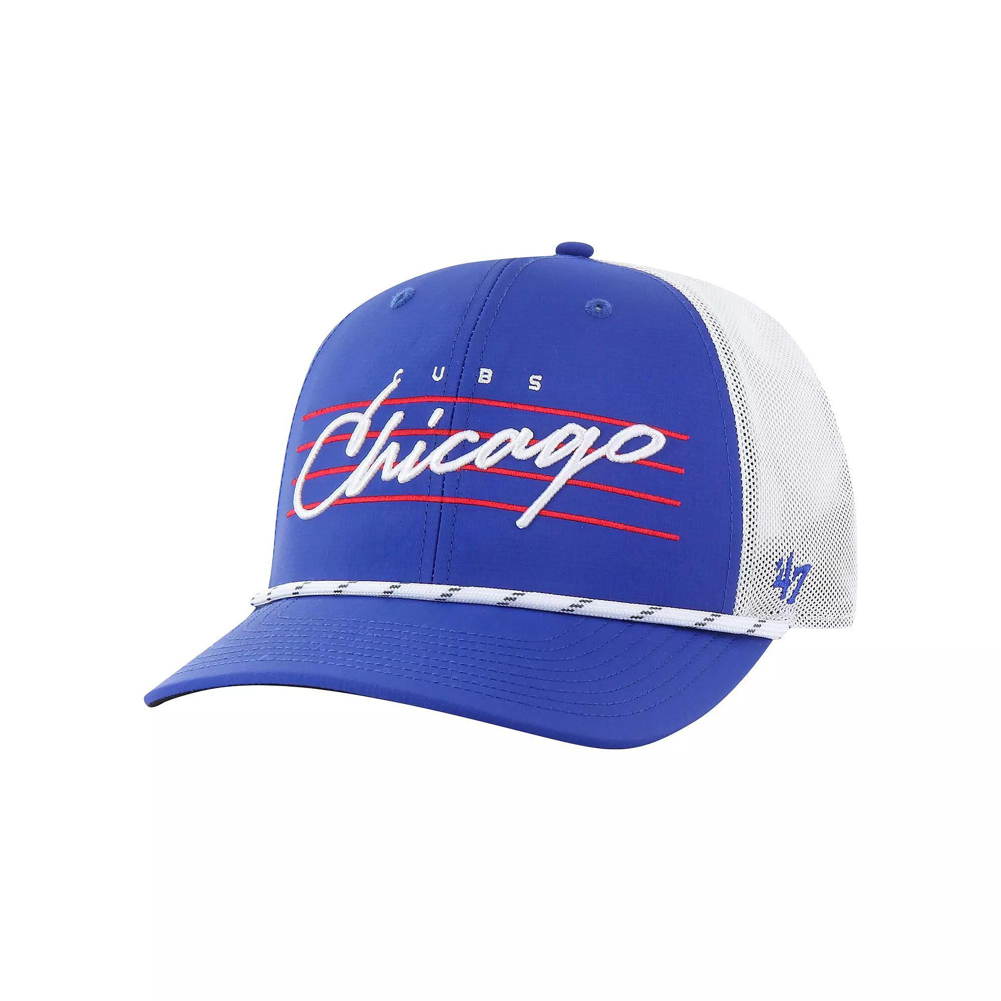 Men's '47 Royal Chicago Cubs Downburst Trucker Adjustable Hat, Blue Product Image