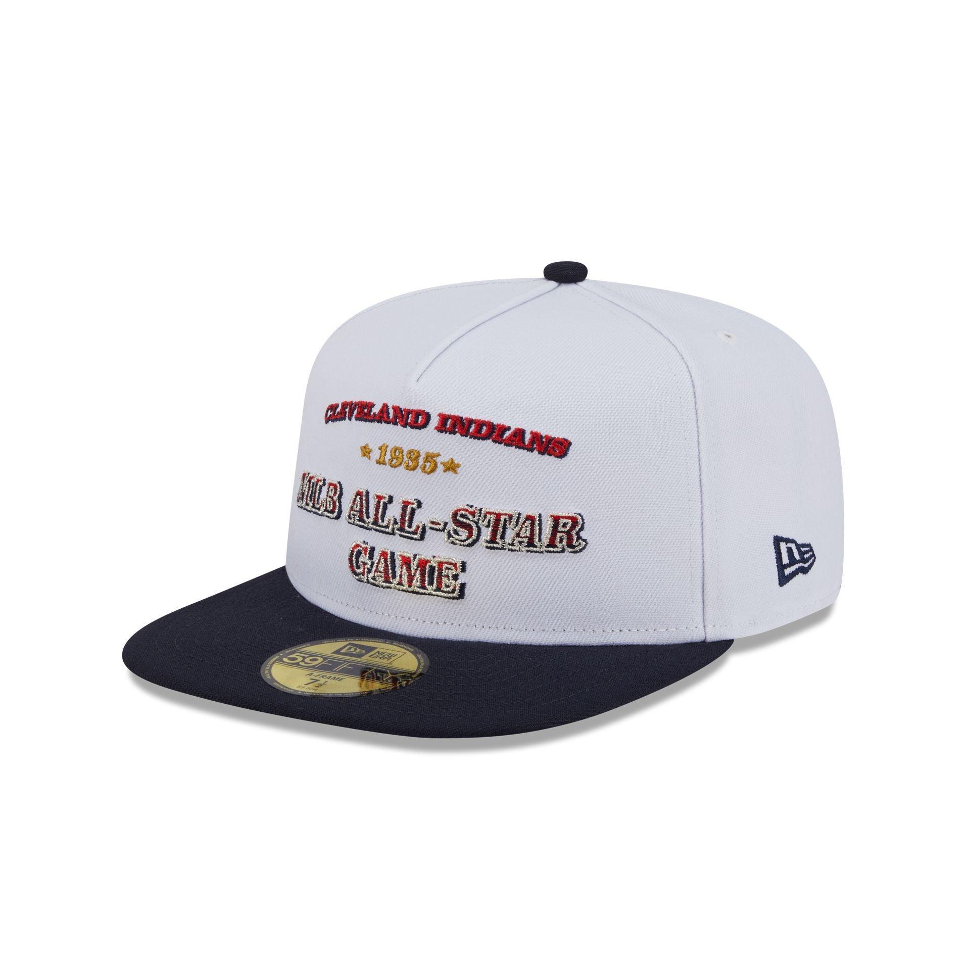 Cleveland Guardians Summer Derby White 59FIFTY A-Frame Fitted Hat Male Product Image