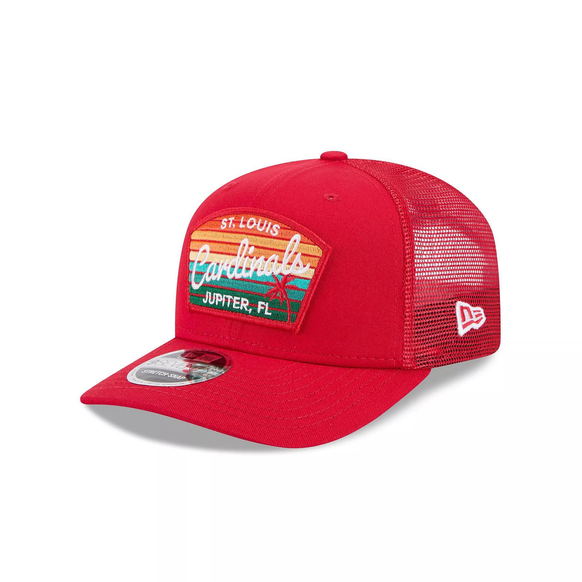Men's New Era  Red St. Louis Cardinals 2025 Spring Training 9SEVENTY Stretch-Snap Trucker Hat Product Image