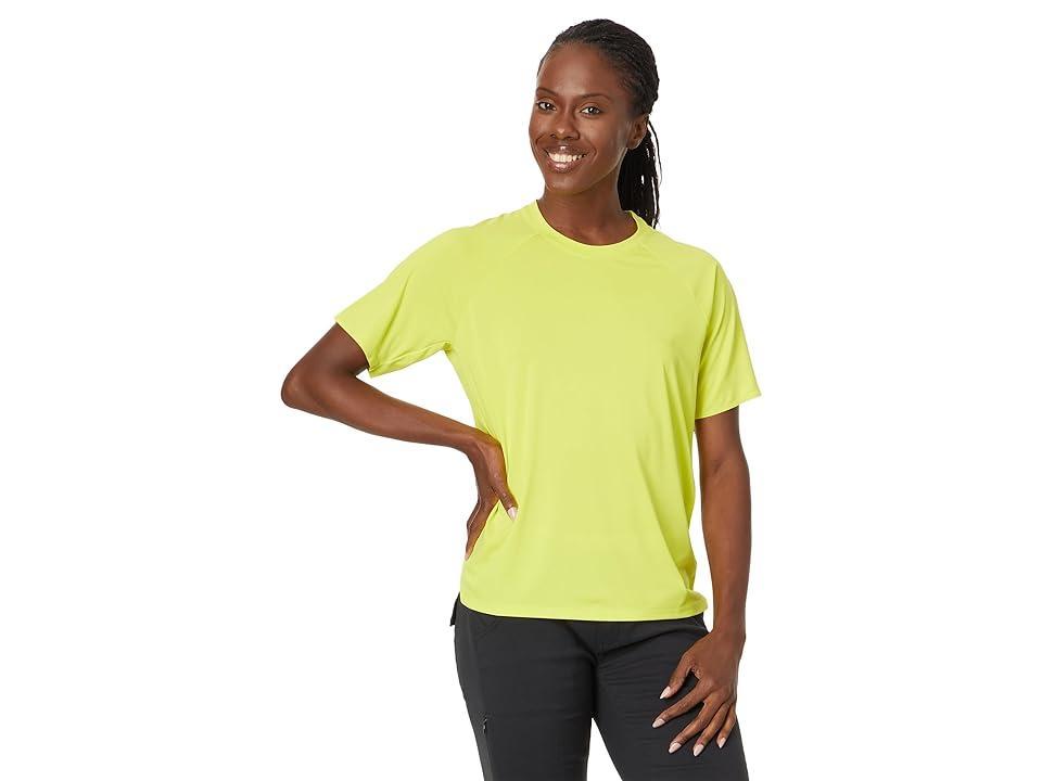 Arc'teryx Silene Short Sleeve Crew Heather) Women's Clothing Product Image